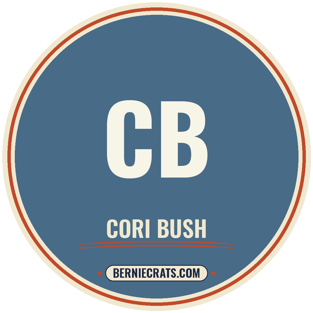 Cori Bush illustration — BernieCrats.com
