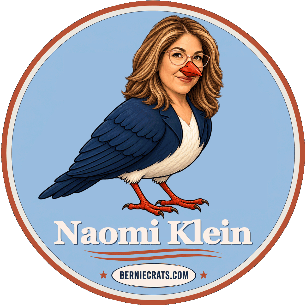 Naomi Klein illustration — BernieCrats.com