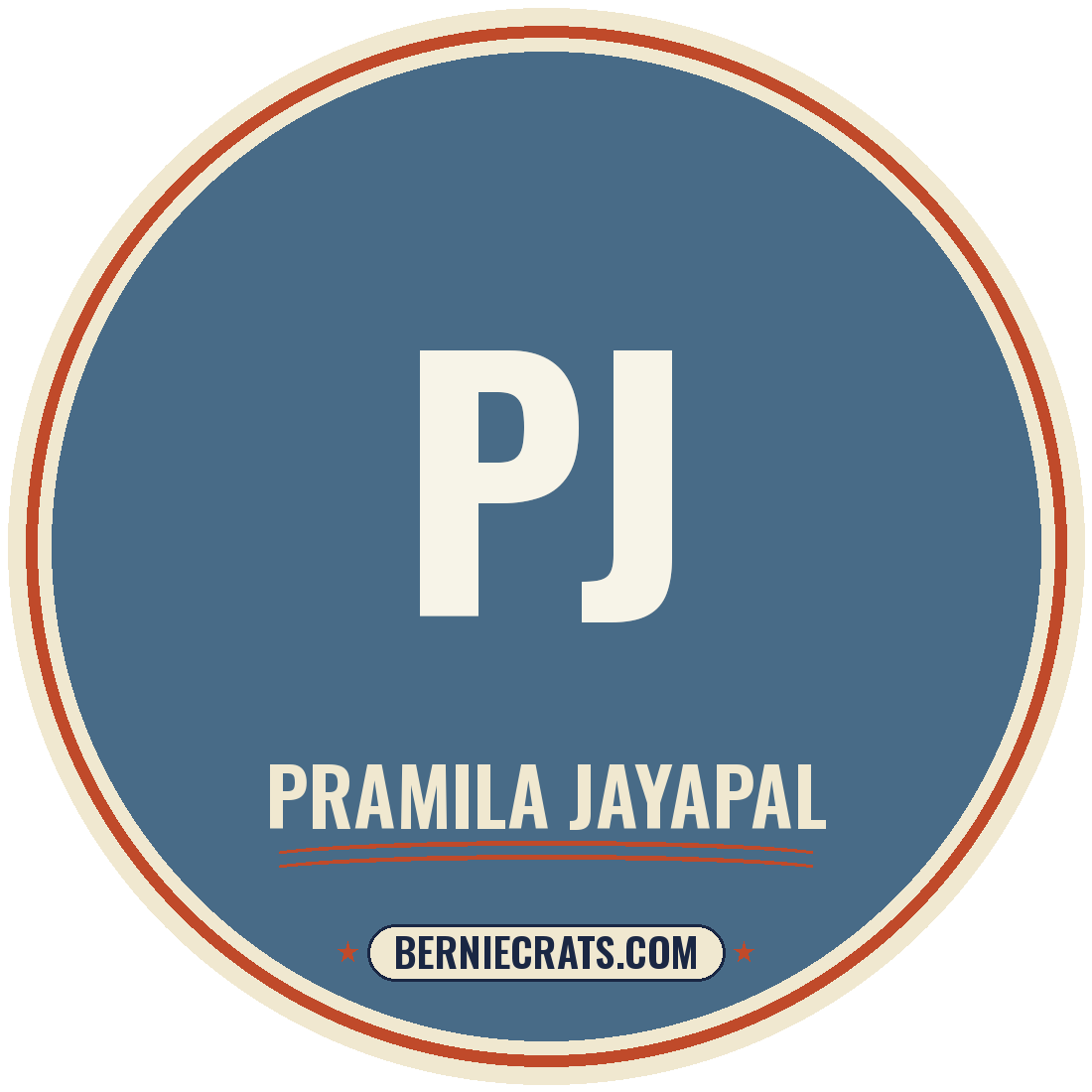 Pramila Jayapal illustration — BernieCrats.com